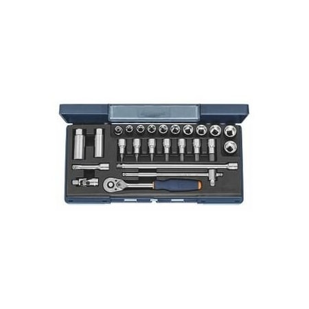 Garant 25 Pc 3/8 inch Drive Socket Set, 6 pt, 8 mm to 19 mm 634312 6